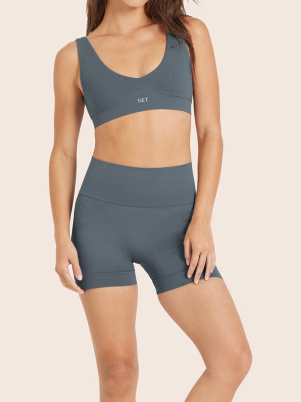 SET Active SCULPTFLEX® POWER SHORTS - SLATE Size MSlate / M